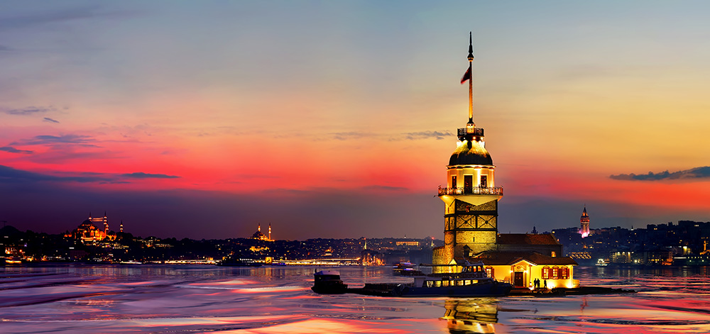 Maiden Tower Reflection